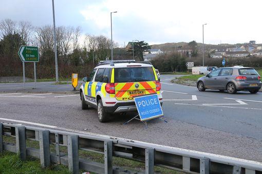 171227 A30 in Hayle closed in both direction after fears