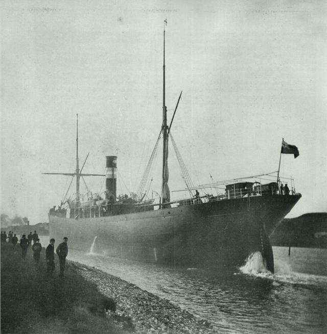 Crazy that the biggest ship built in #cornwall #SSRamleh at 3,800 tonnes was built in #hayle in 1890