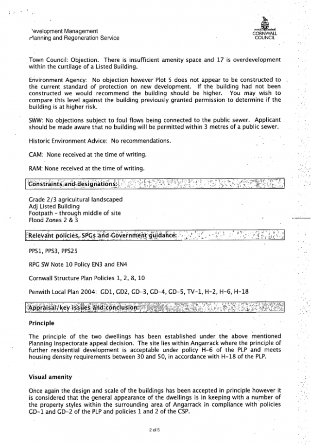 Officers Report page 2