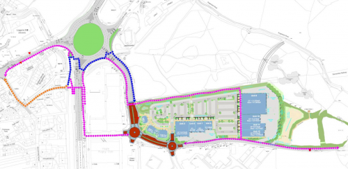 A30 at-grade crossing